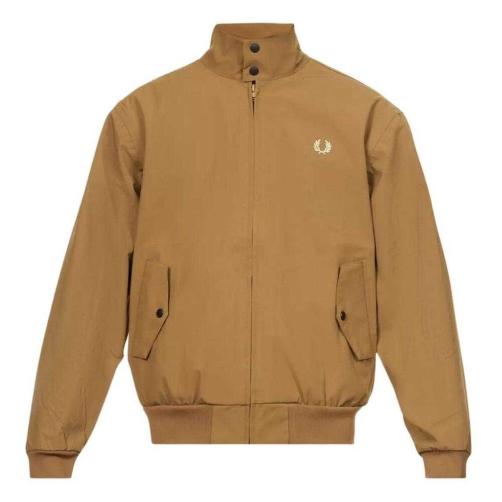 Fred Perry Womens/Ladies Bonded Zipped Padded Jacket / Brown